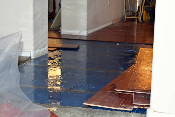 Professional Water Damage Restoration technician working in Vassalboro, ME